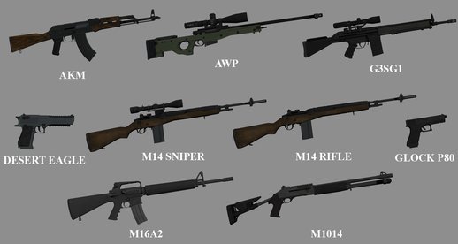 HQ Weapons Pack