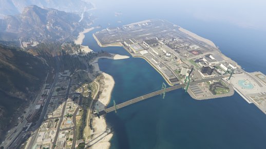 GTA 5 North Airport With Traffic Paths V4