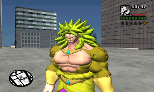 Broly Lssj4 green DBZ form xv2
