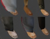 CJ Girlfriends Barefeet Skin Pack