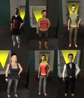 CJ Girlfriends Barefeet Skin Pack