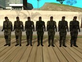 Naked Snake (with bandana, eyepatch and all camouflages) from Metal Gear Solid 3: Snake Eater