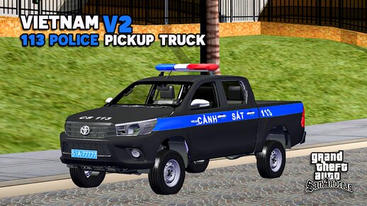 Vietnamese 113 Police Pickup Truck V2 - Xe Bán Tải Cảnh Sát 113 Việt Nam V2