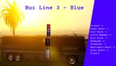 GTA Vice City - Bus Line Schedule & Map - Scenario