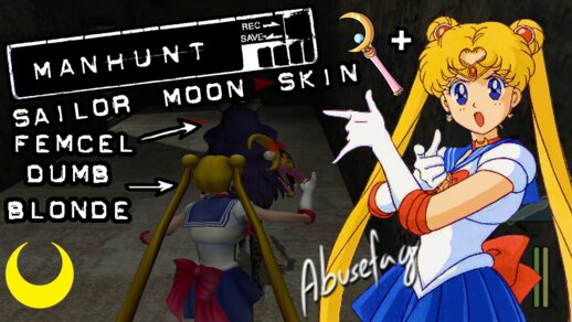 MANHUNT Sailor Moon skin + Lunar Scepter