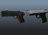 Combet Master 1911,SW M&P9 (two versions) Chisato and Takina's gun in Lycoris Recoil