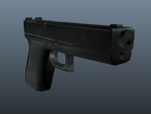 Fixed Cutscene Pistol (iron sights)