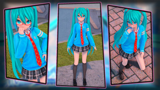 PDFT Hatsune Miku Deep Sky + Animated Face