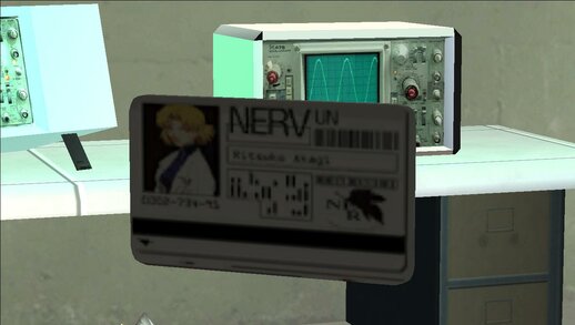 Tarjeta ID Ritsuko Akagi (Evangelion)