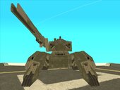 Battle Gear (with green USSR camo) from Metal Gear Solid V: The Phantom Pain