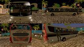 Bus 3 Marcopolo Paradiso G7 1200 4x2 Mercedes Benz O500RS con Carrocería Flota iDe de servicios especiales y Stickers de Animes