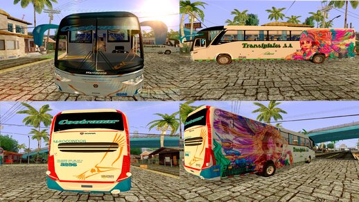 Bus 4 Marcopolo Paradiso G7 1200 4x2 Mercedes Benz O500RS con Carrocería Cootranar Aerocondor Transipiales S.A Plus Andina