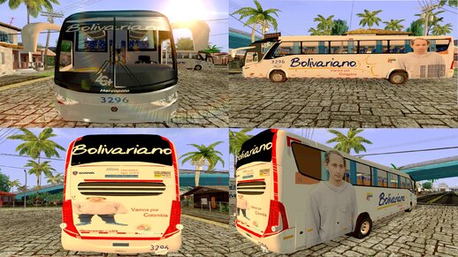 Bus 7 Marcopolo Paradiso G7 1200 4x2 Mercedes Benz O500RS con Carrocería Bolivariano