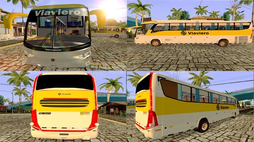Bus 8 Marcopolo Paradiso G7 1200 4x2 Mercedes Benz O500RS con Carrocería Viaviero