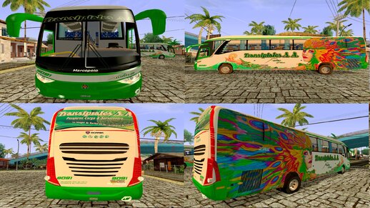 Bus 9 Marcopolo Paradiso G7 1200 4x2 Mercedes Benz O500RS con Carrocería Transipiales S.A Plus Andina