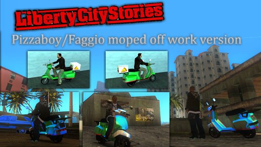 GTA Liberty City Stories Pizzaboy - VC Mod