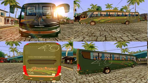 Bus 38 Marcopolo Paradiso G7 1200 4x2 Mercedes Benz O500RS con Carrocería Graciosa Brasil