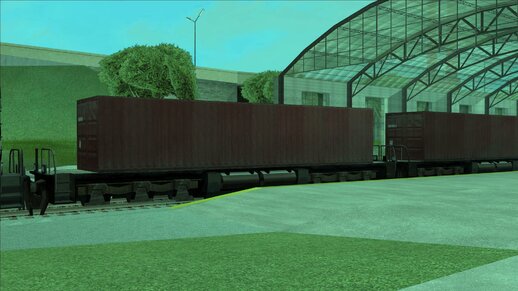 Original Flatcar with Container