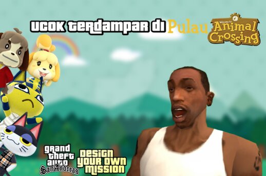 Ucok Terdampar Di Pulau Animal Crossing (DYOM)
