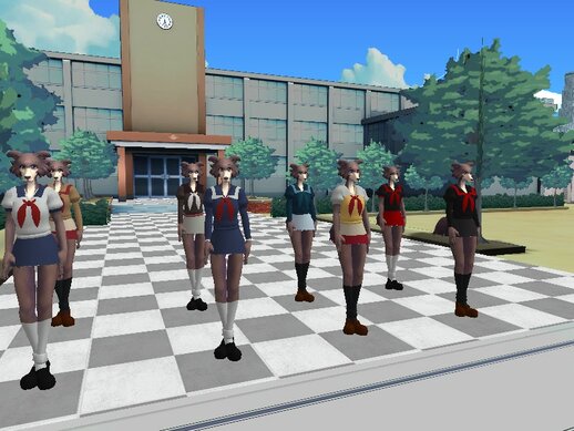 Beastars X Yandere Simulator Uniforms