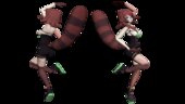 Vtuber RAKKUN Versión 2 de Concepto actual de plataforma Kick CON EXPRESIONES FACIALES EN BOCA Y CEJAS