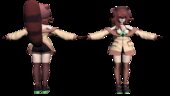Vtuber RAKKUN Versión 1 de plataforma OWOZU CON EXPRESIONES FACIALES EN BOCA Y CEJAS