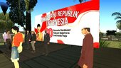 Ucok ikut lomba panjat pinang (DYOM)