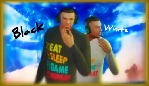 Eat, Sleep, Game, Repeat shirt for Luis (tbogt)