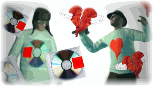 Yeezus by Kanye West shirt + 808s & Heartbreak