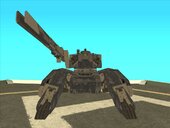 Battle Gear (with bluish-gray camo) from Metal Gear Solid V: The Phantom Pain