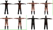 Skin Pack de Pervertidos de Manhunt 2 son:  Cat, Urinal, Zipper  y Horse Porteados de un mod de Manhunt 2