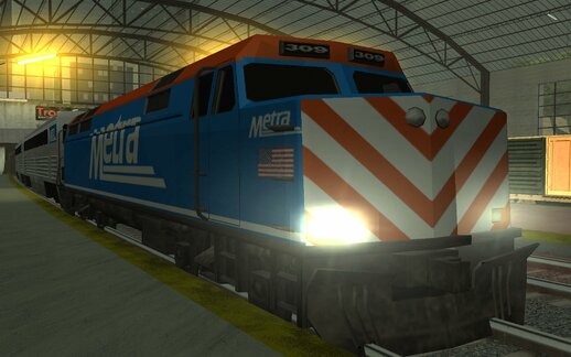 Metra Train Usa