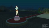 Sexy School Girl Statue