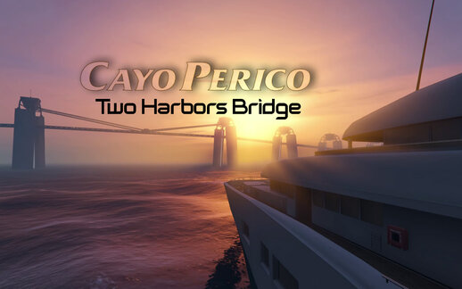 Cayo Perico - Two Harbors BRIDGE Menyoo Ymap