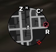 GTA San Andreas Minimalist Hud