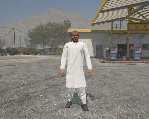 Franklin Shalwar Kameez Mod  [ Addon Ped ]