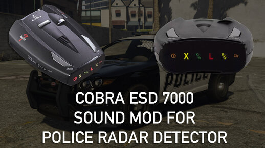 Cobra ESD 7000 Police Radar Detector