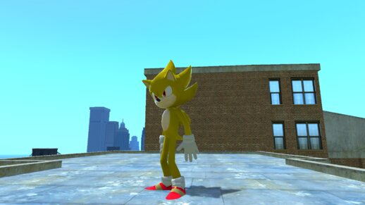 Movie Super Sonic from Sonic Dash