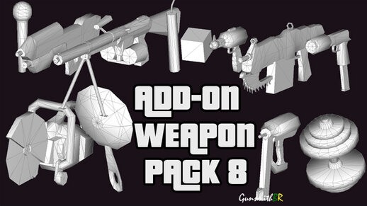 Add-On Weapon Pack 8 (SA style)