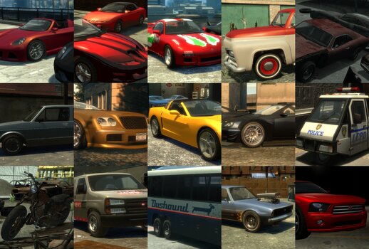 Donnit's Vehicle Pack for GTA IV