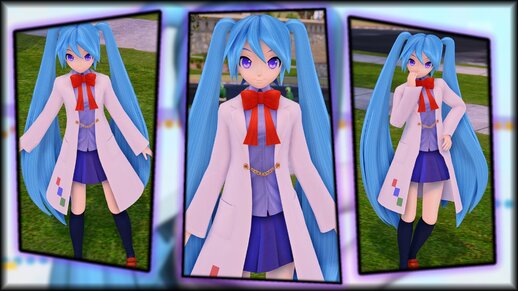 PDFT Hatsune Miku Lab Girl + Animated Face