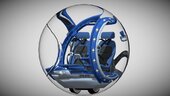 Gyrosphere o Giroesfera de Jurassic World con luces funcionales y colores primario y secundario intercambiables