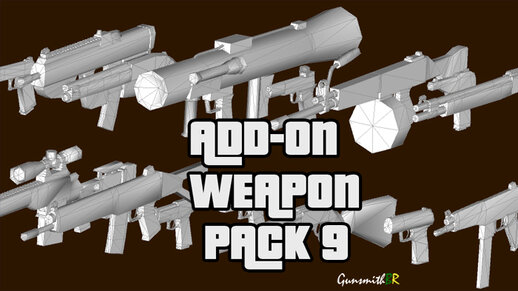 Add-On Weapon Pack 9 (SA style)